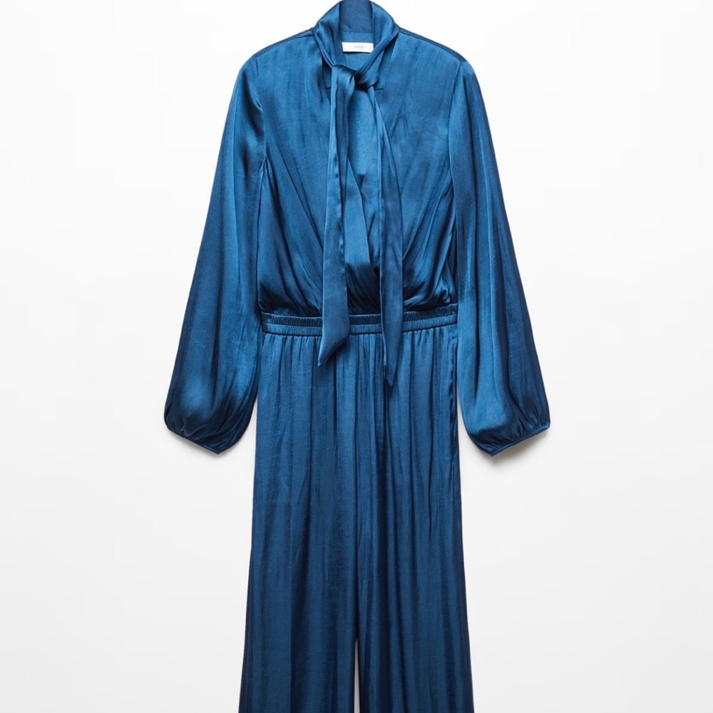 Mango Blue Jumpsuit